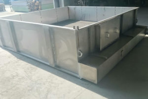 Produzione di scambiatori di calore Recuperatore/Economizzatore di calore inox/inox carterato a tenuta fumi- ita-srl